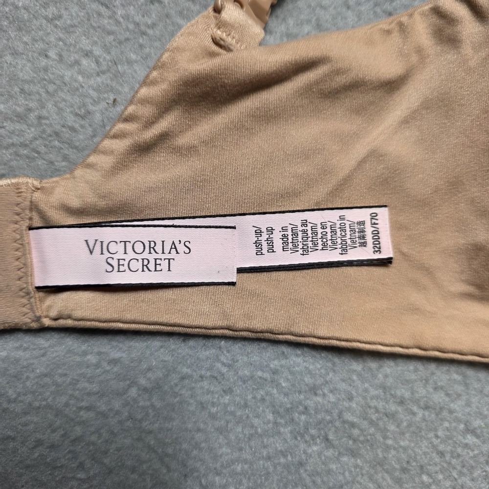 Victoria's Secret Bra Womens 32DDD Beige Push Up Underwire T-Shirt Adjustable - Picture 3 of 4